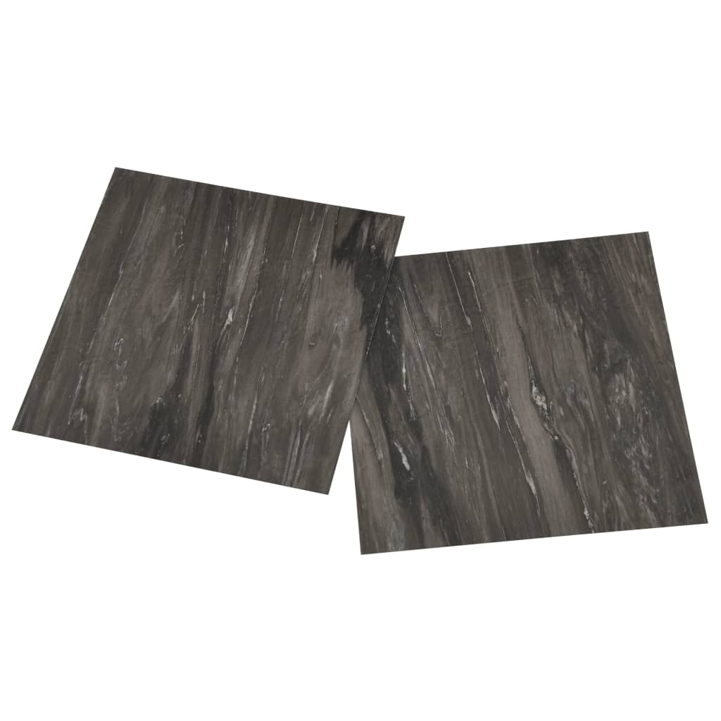 Self-adhesive Flooring Planks 20 pcs PVC 1.86 m² Dark Grey