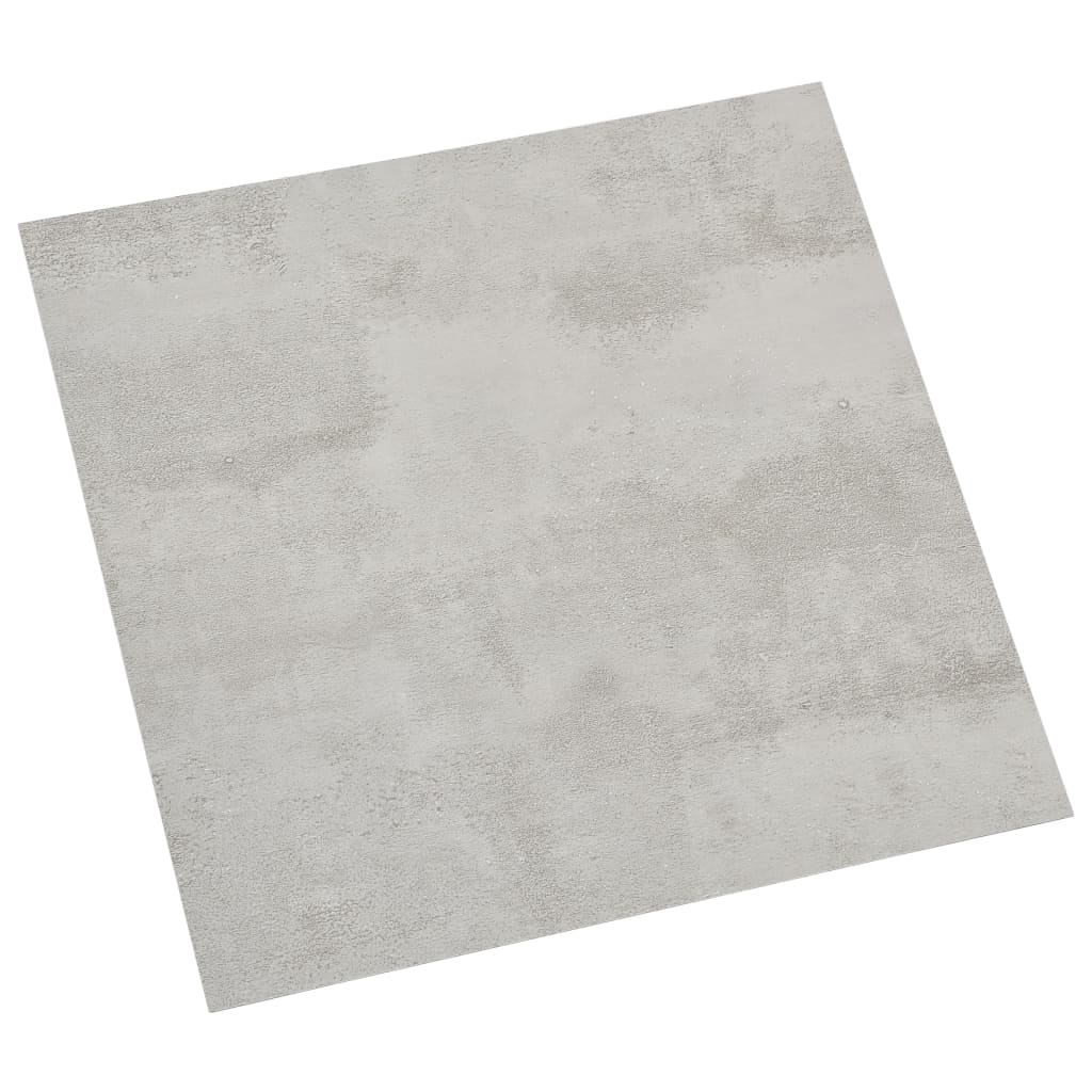 Self-adhesive Flooring Planks 20 pcs PVC 1.86 m² Light Grey