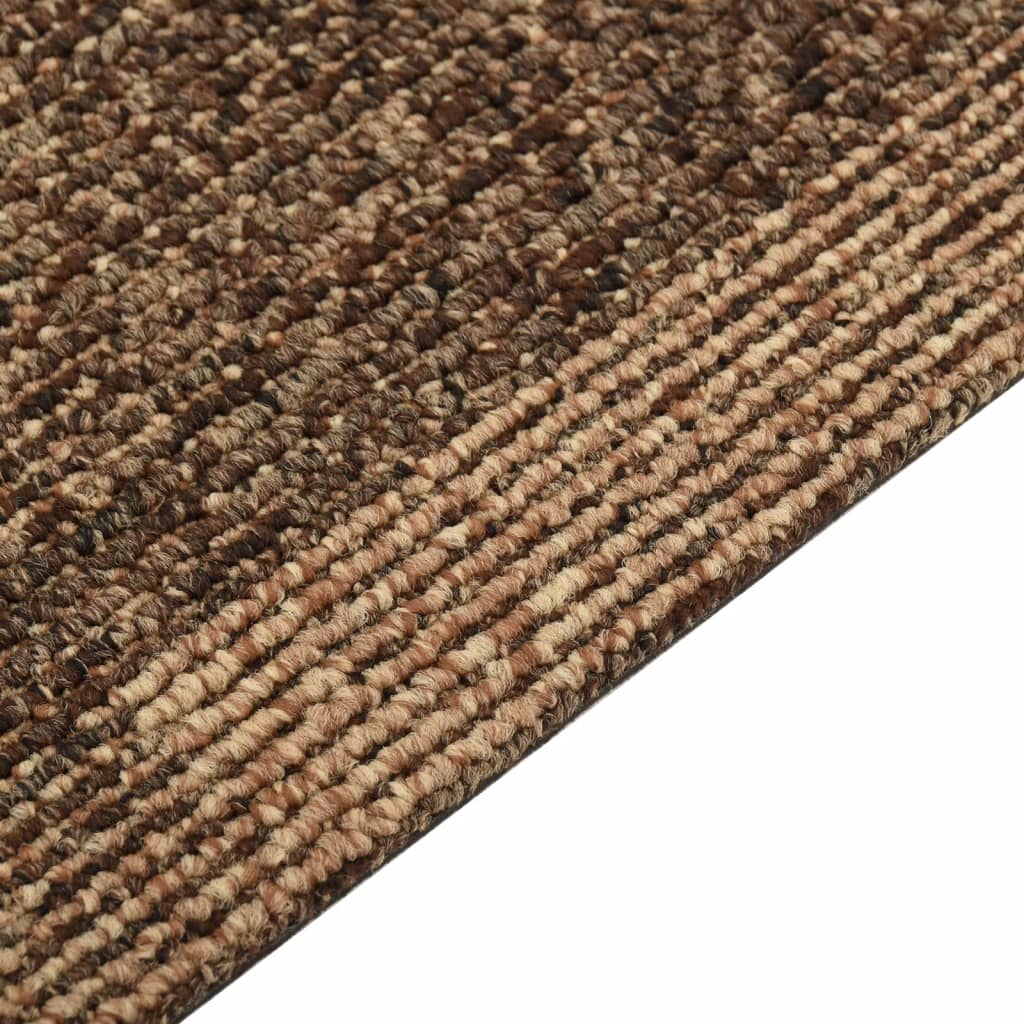 Floor Carpet Tiles 20 pcs 5 m² Brown