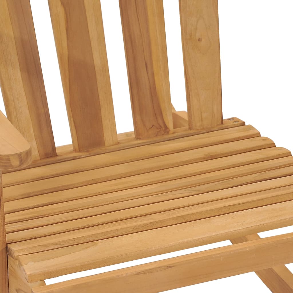 Adirondack Rocking Chairs 2 pcs Solid Wood Teak