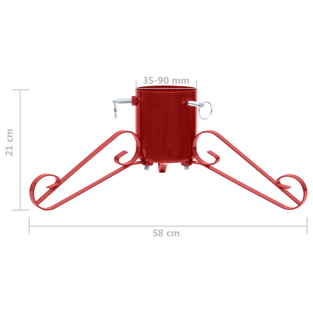 Christmas Tree Stand Red 58x58x21 cm