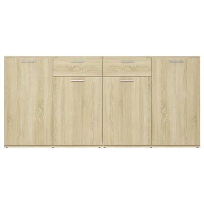 Sideboard Sonoma Oak 160x36x75 cm Engineered Wood