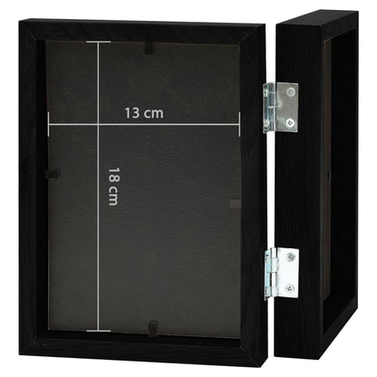 Bifold Photo Frame Collage Black 2x