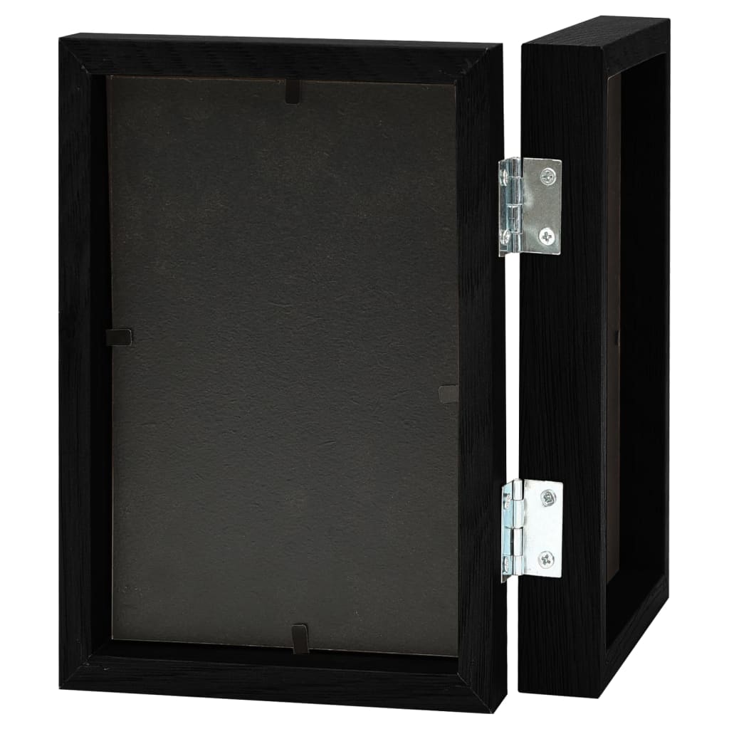 Bifold Photo Frame Collage Black 2x