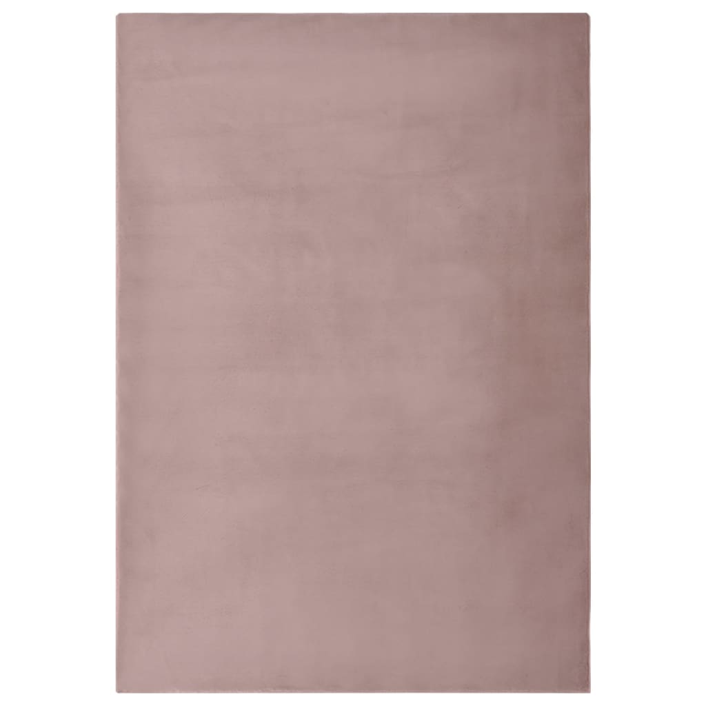 Rug Faux Rabbit Pelt 180x270 cm Old Pink