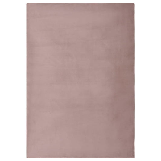 Rug Faux Rabbit Pelt 180x270 cm Old Pink