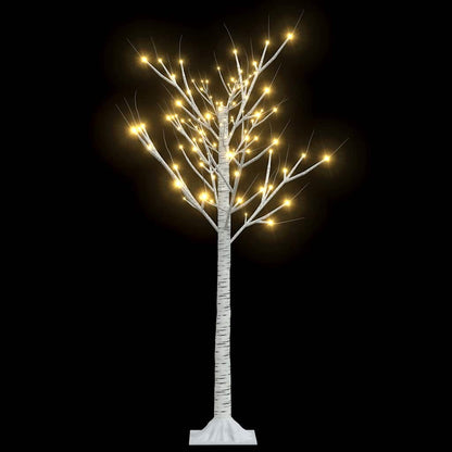 Christmas Tree 128 LEDs 1.2 m Warm White Willow Indoor Outdoor