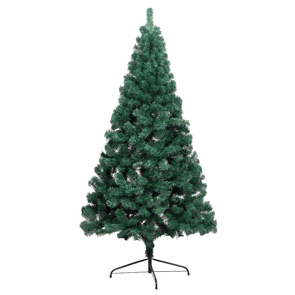 Artificial Half Pre-lit Christmas Tree with Ball Set Green 180 cm