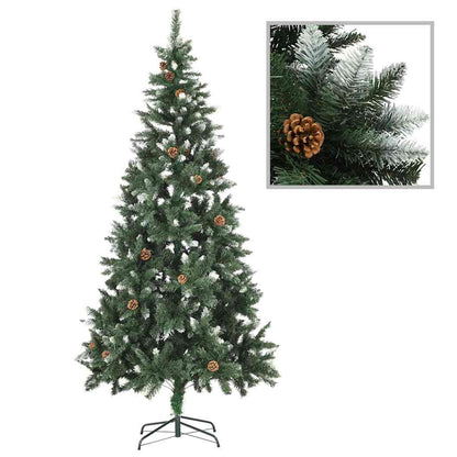 Artificial Pre-lit Christmas Tree with Ball Set 210 cm