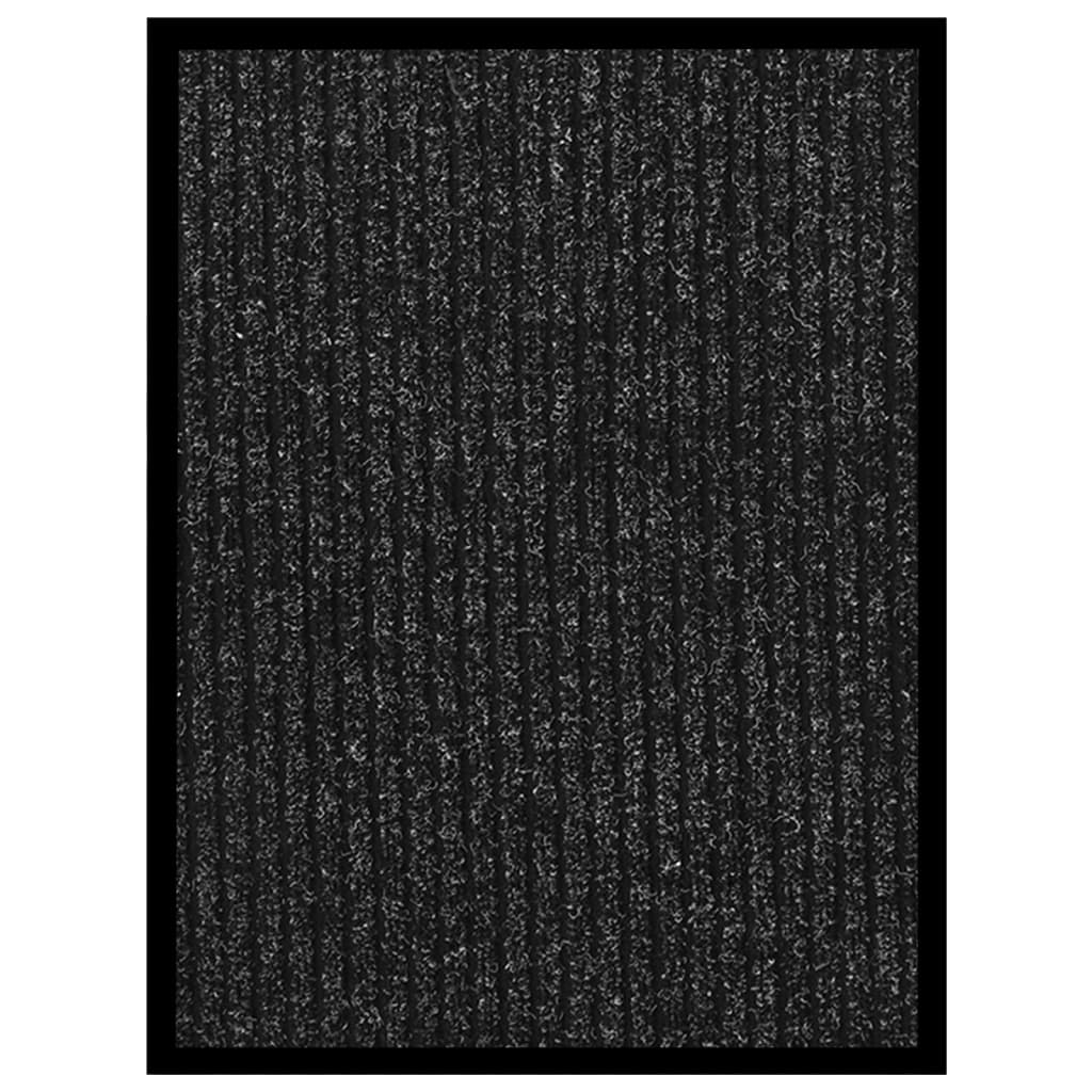 Doormat  Striped Anthracite 40x60 cm