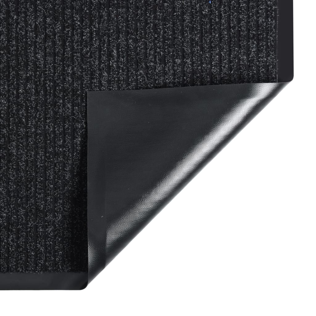 Doormat  Striped Anthracite 40x60 cm