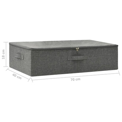 Storage Box Fabric 70x40x18 cm Anthracite