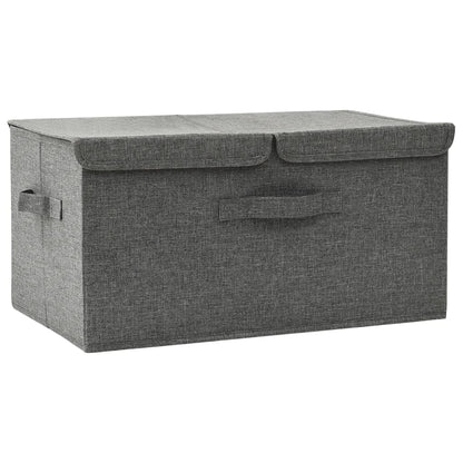 Storage Box Fabric 50x30x25 cm Anthracite