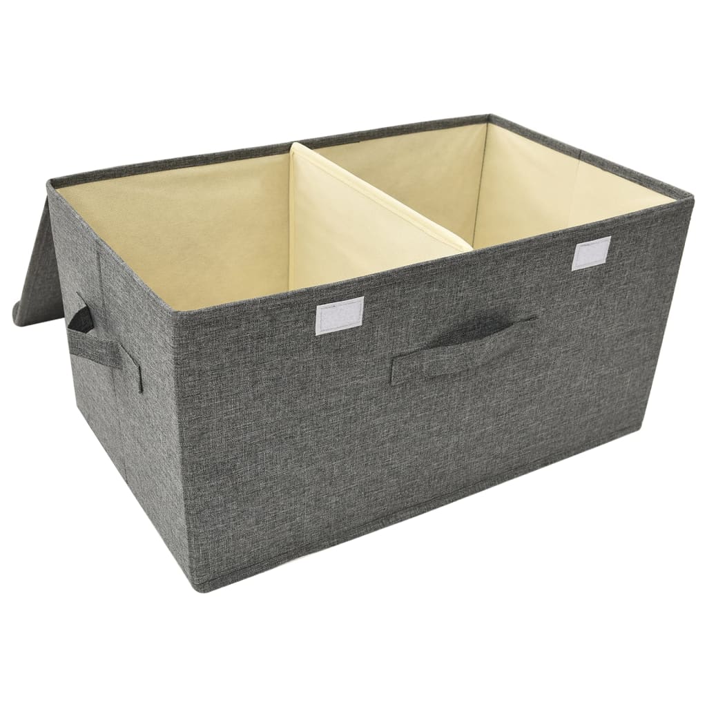 Storage Box Fabric 50x30x25 cm Anthracite