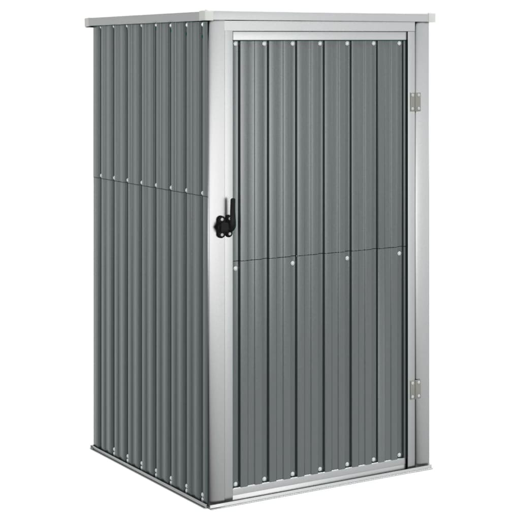 Garden Tool Shed Grey 88x89x161 cm Galvanised Steel