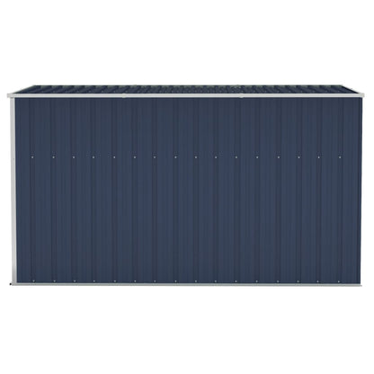 Wall-mounted Garden Shed Anthracite 118x288x178 cm Steel