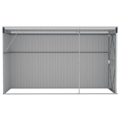 Wall-mounted Garden Shed Anthracite 118x288x178 cm Steel