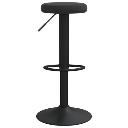 Bar Stools 2 pcs Black Velvet