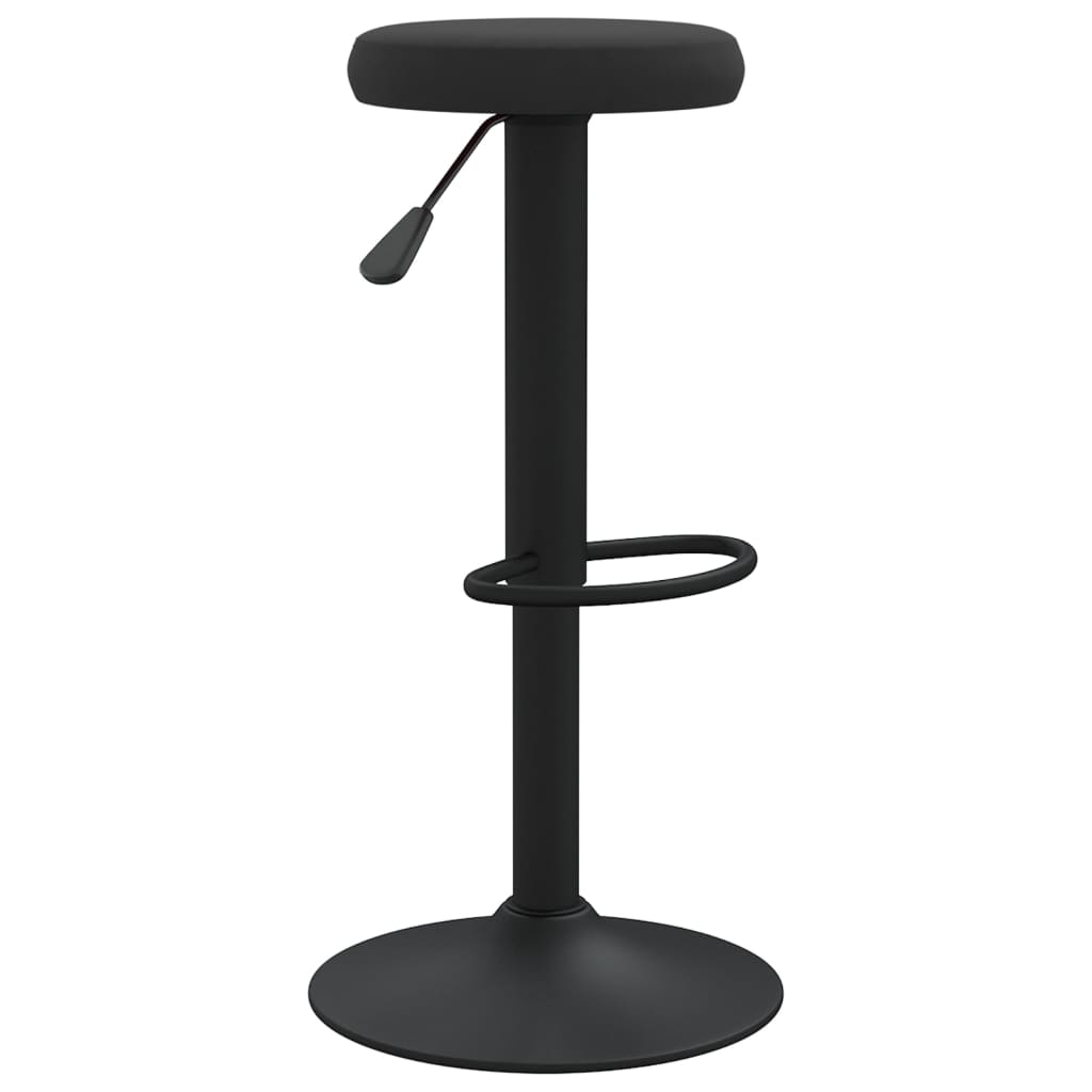 Bar Stools 2 pcs Black Velvet