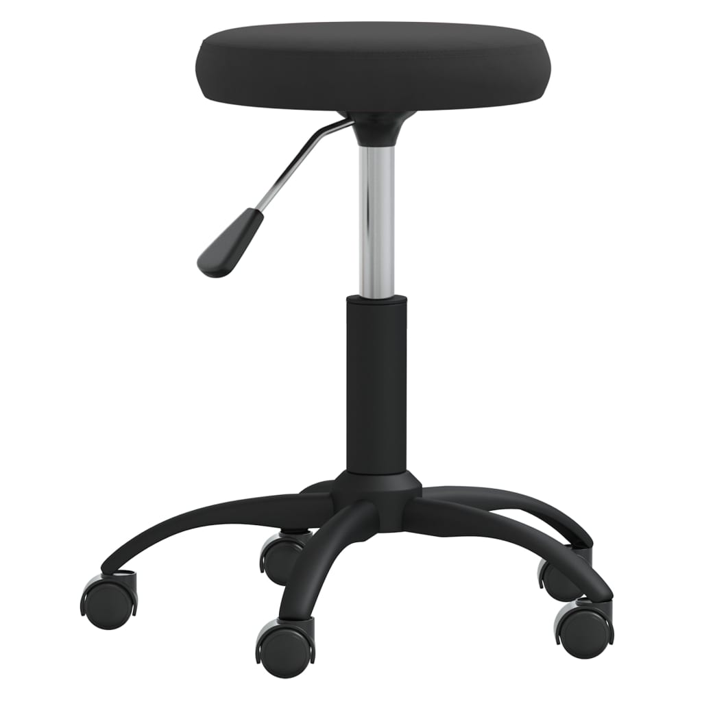 Office Swivel Chair Black Velvet