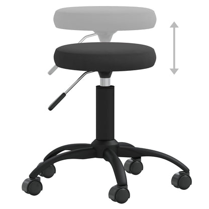 Office Swivel Chair Black Velvet