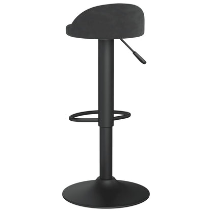 Bar Stools 2 pcs Black Velvet