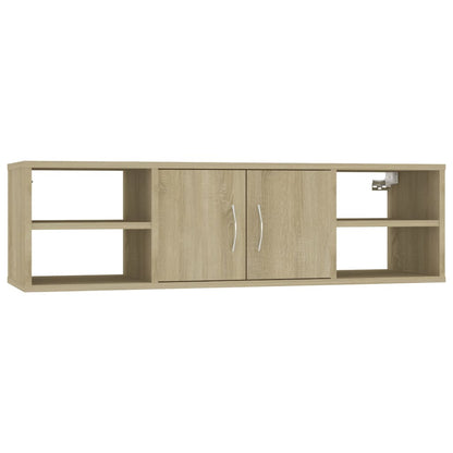 Wall Shelf Sonoma Oak 102x30x29 cm Engineered Wood