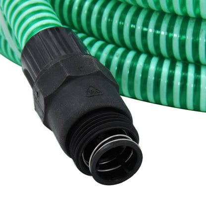 Suction Hose with PVC Connectors Green 1" 4 m PVC