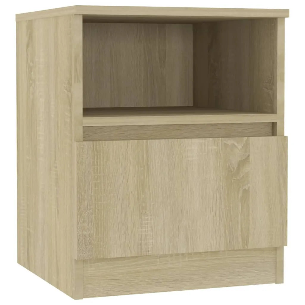 Bed Cabinet Sonoma Oak 40x40x50 cm Engineered Wood