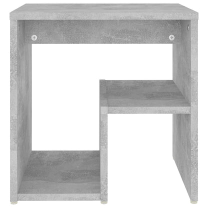 Bed Cabinets 2 pcs Concrete Grey 40x30x40 cm Engineered Wood