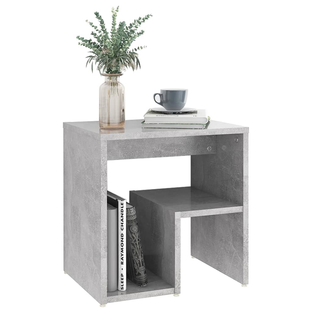 Bed Cabinets 2 pcs Concrete Grey 40x30x40 cm Engineered Wood