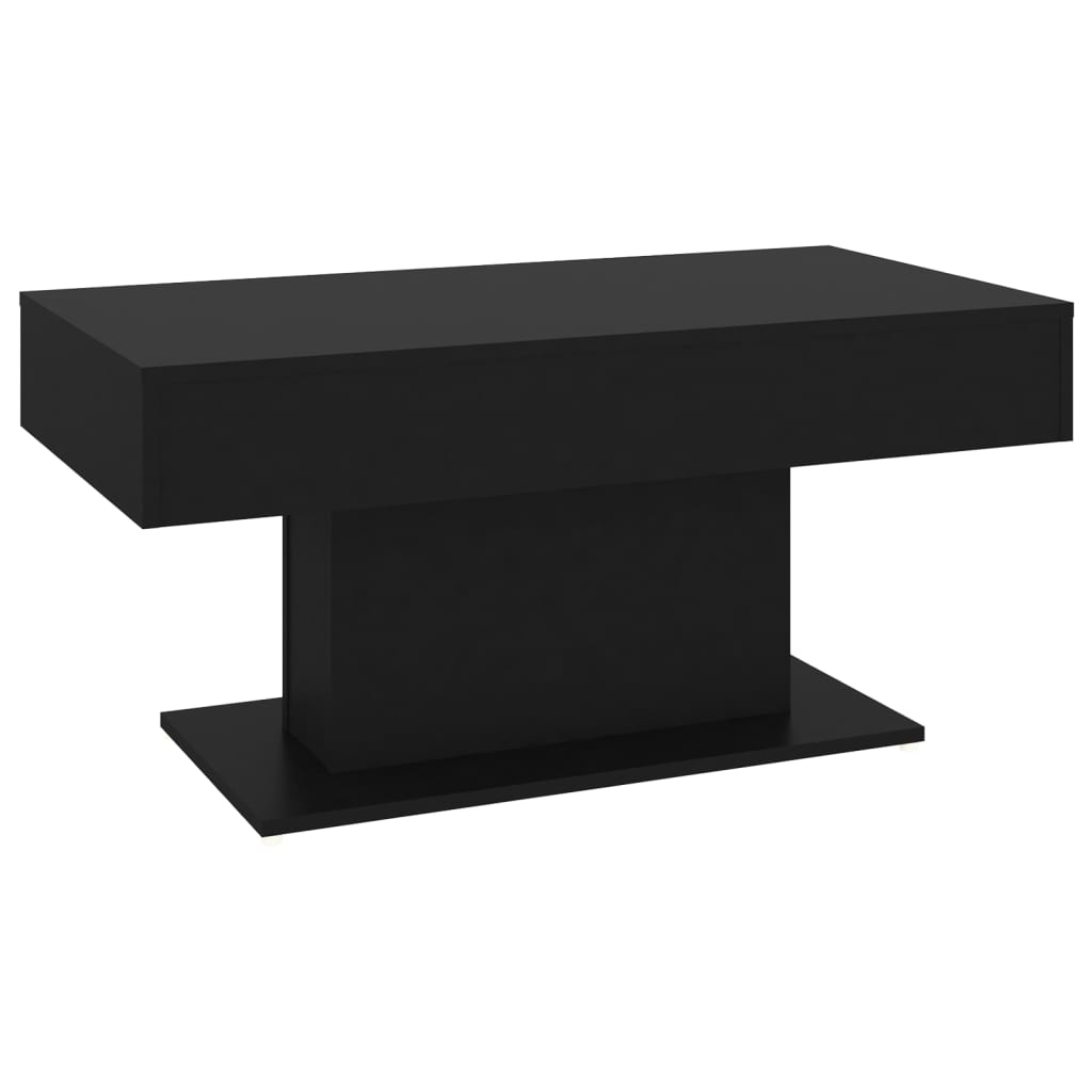 Coffee Table Black 96x50x45 cm Engineered Wood