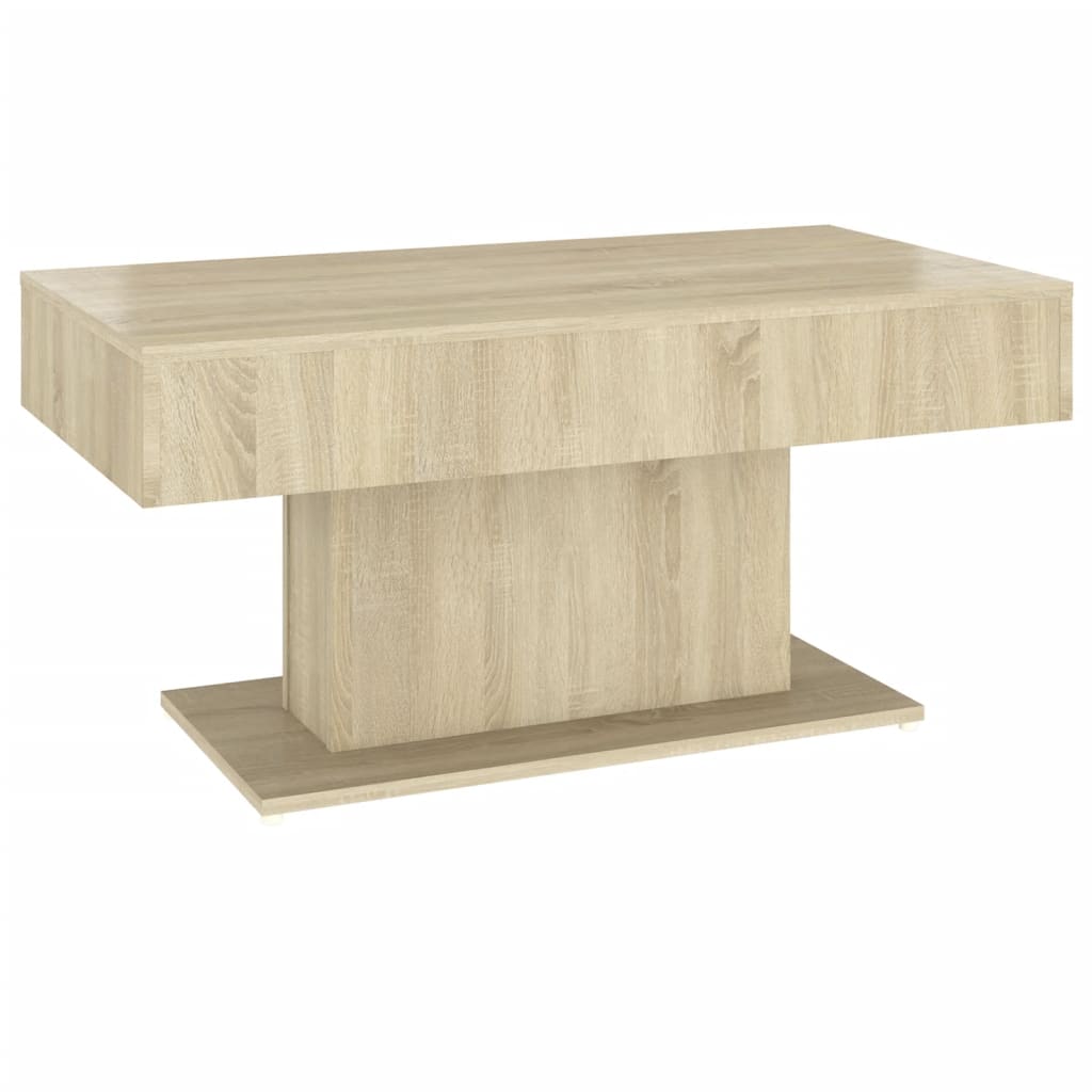 Coffee Table Sonoma Oak 96x50x45 cm Engineered Wood