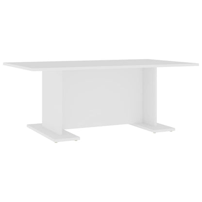 Coffee Table White 103.5x60x40 cm Engineered Wood