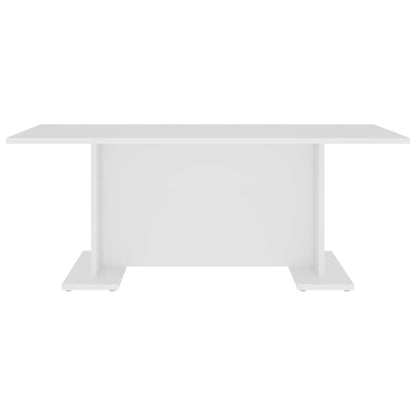 Coffee Table White 103.5x60x40 cm Engineered Wood