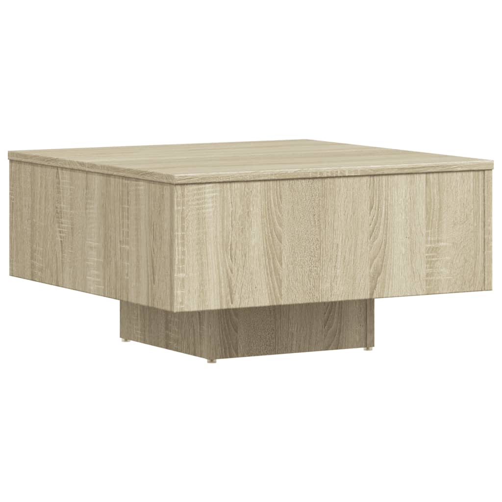 Coffee Table Sonoma Oak 60x60x31.5 cm Engineered Wood