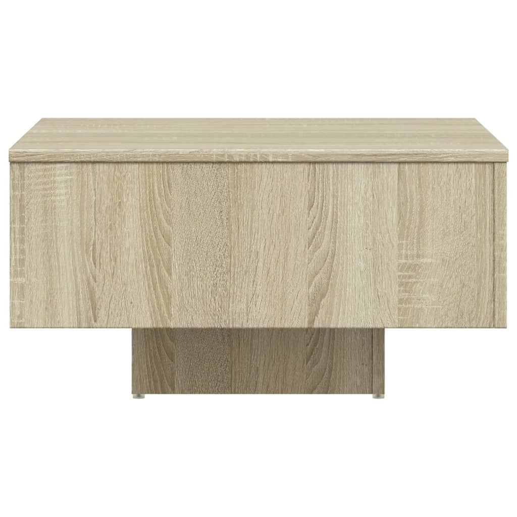 Coffee Table Sonoma Oak 60x60x31.5 cm Engineered Wood