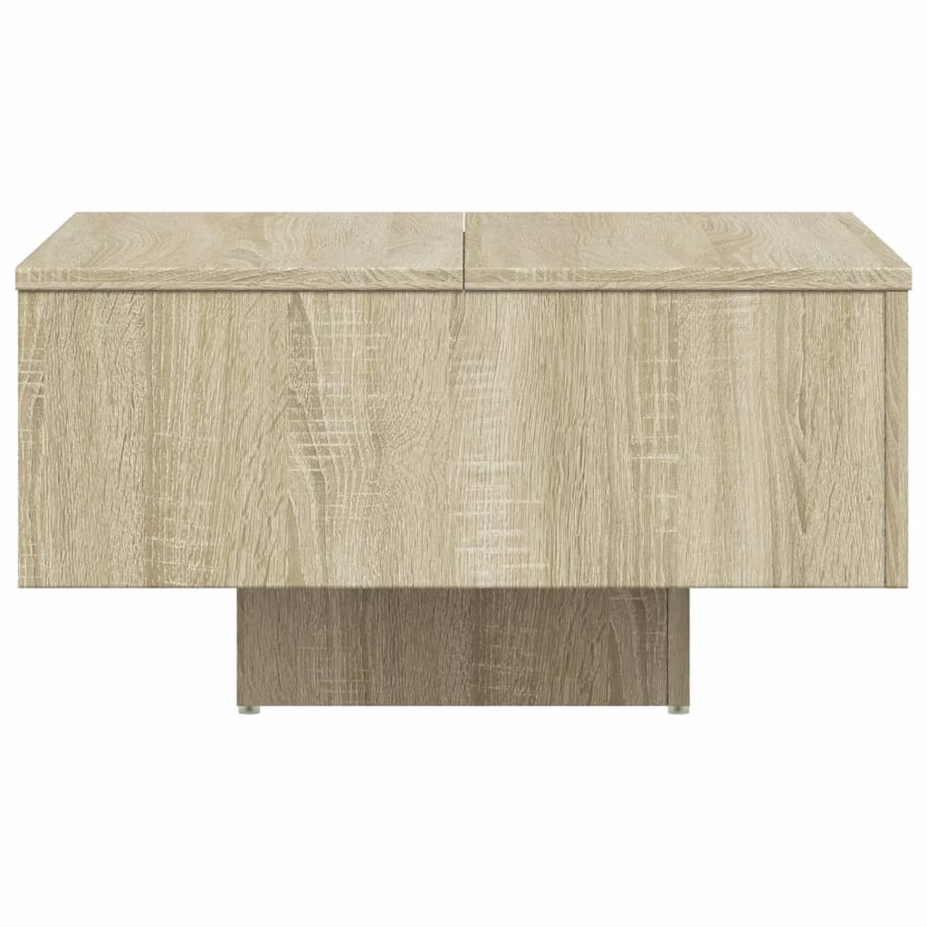 Coffee Table Sonoma Oak 60x60x31.5 cm Engineered Wood