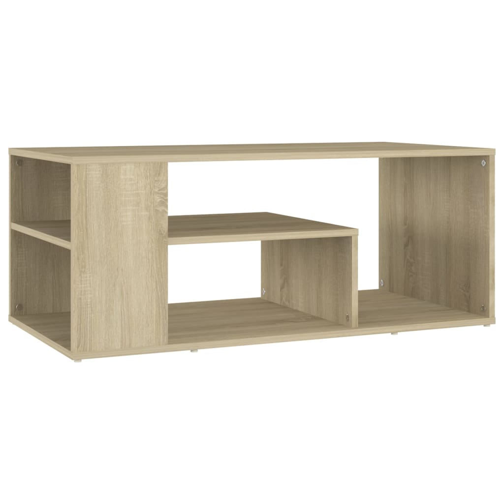 Coffee Table Sonoma Oak 100x50x40 cm Engineered Wood