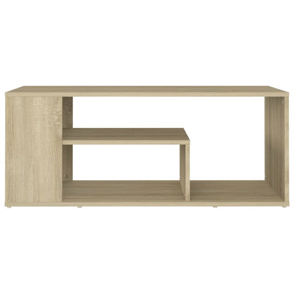 Coffee Table Sonoma Oak 100x50x40 cm Engineered Wood