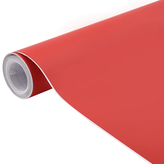 Car Films 2 pcs Matt Red 100x150 cm+50x150 cm