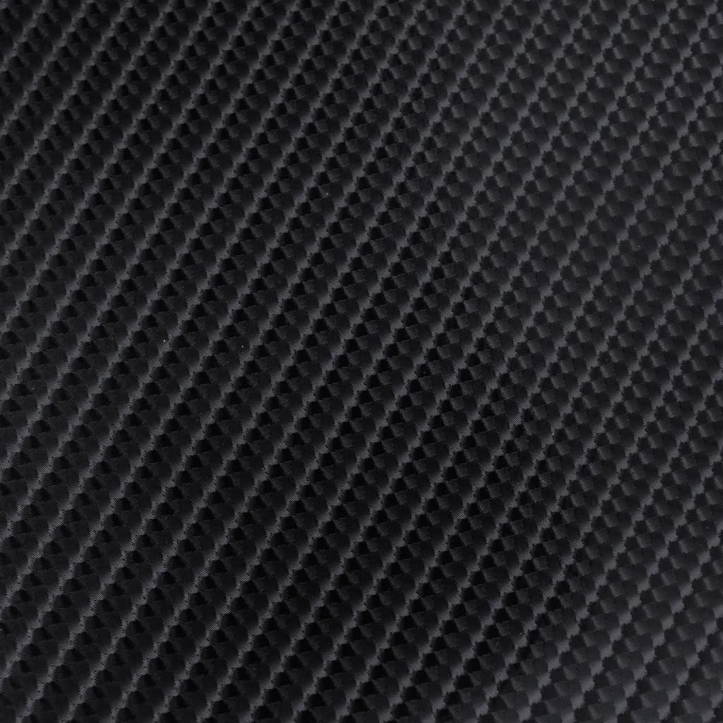 Car Films 2 pcs 4D Black 100x150 cm+50x150 cm