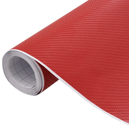 Car Films 2 pcs 4D Red 100x150 cm+50x150 cm