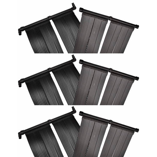 Solar Pool Heater Panel 6 pcs 80x620 cm