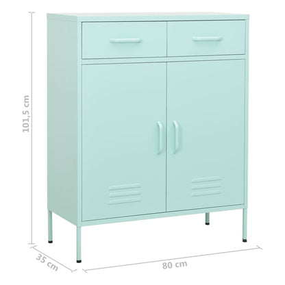 Storage Cabinet Mint 80x35x101.5 cm Steel