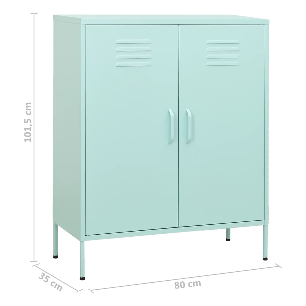 Storage Cabinet Mint 80x35x101.5 cm Steel