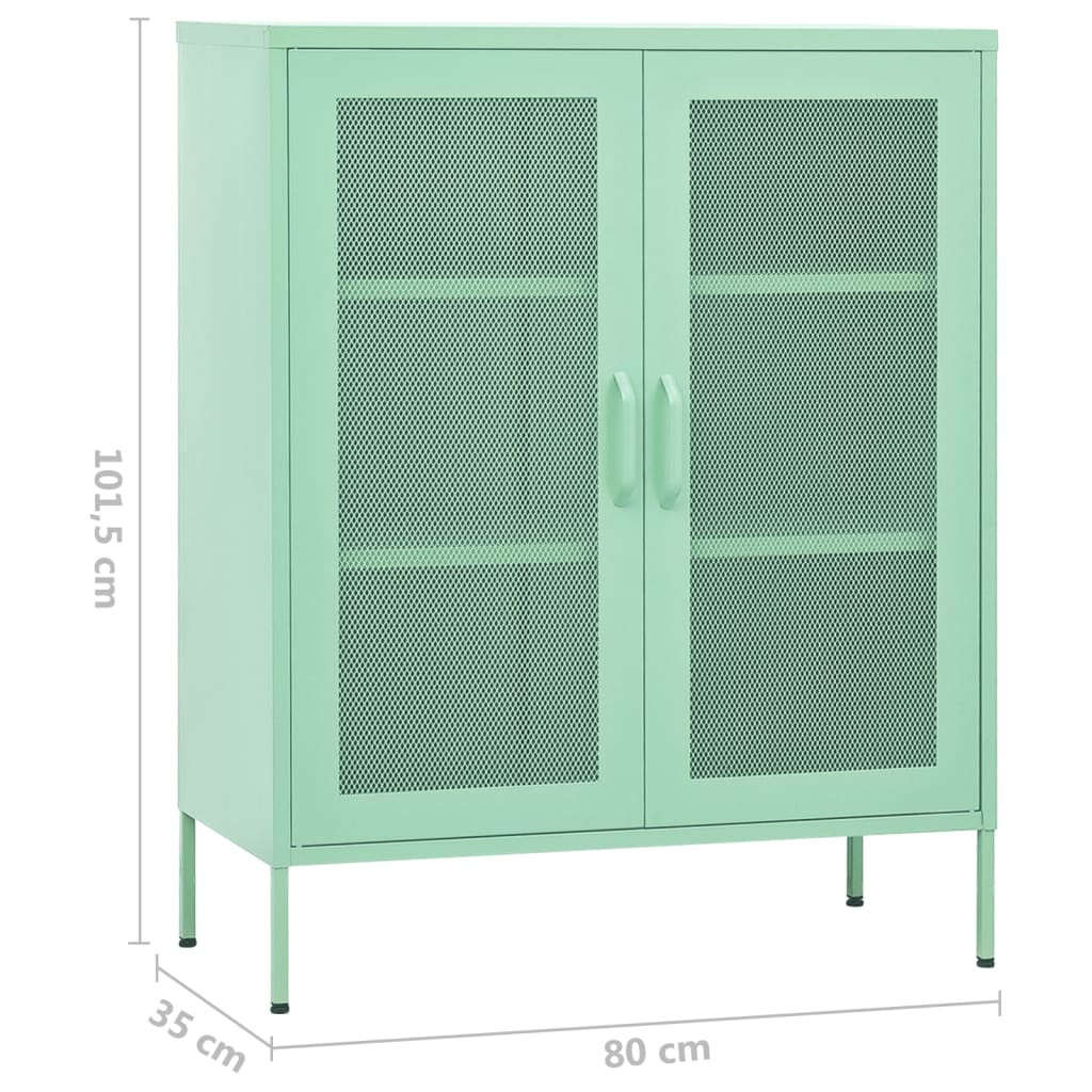 Storage Cabinet Mint 80x35x101.5 cm Steel