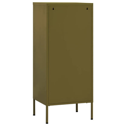 Storage Cabinet Olive Green 42.5x35x101.5 cm Steel