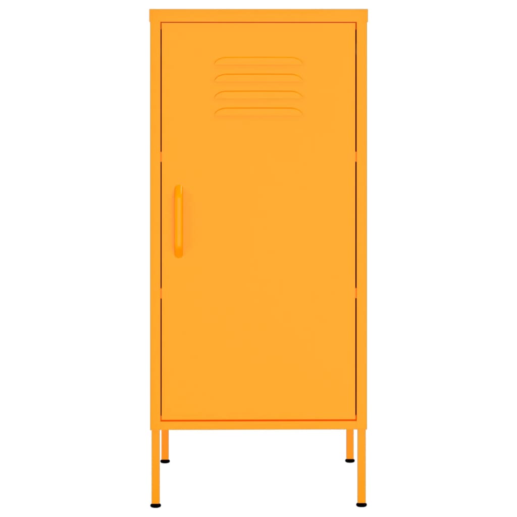 Storage Cabinet Mustard Yellow 42.5x35x101.5 cm Steel