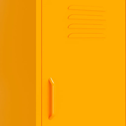 Storage Cabinet Mustard Yellow 42.5x35x101.5 cm Steel